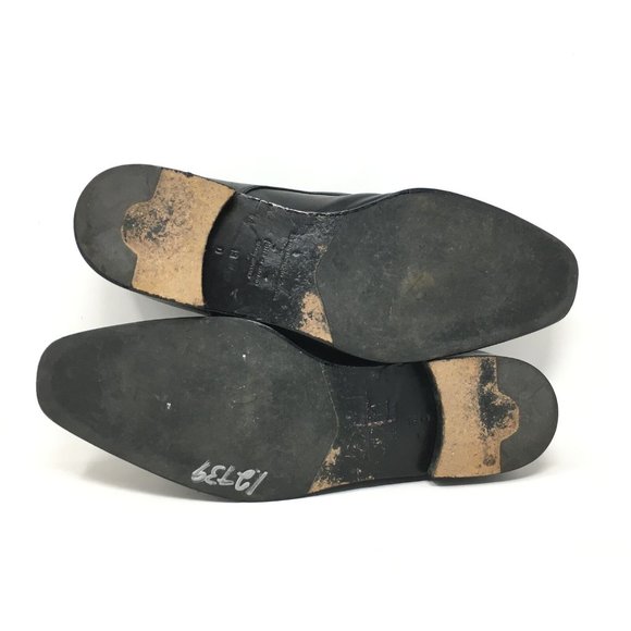 Men\'s Ermenegildo Zegna Oxfords Dress Shoes Size 13 Black Leather Plain Toe main image 10